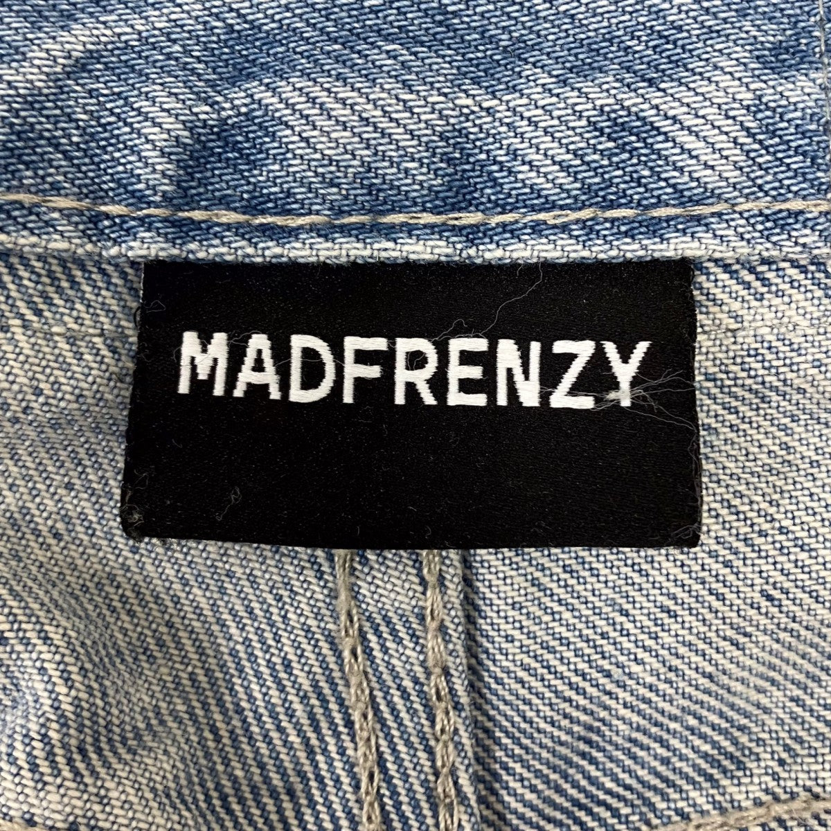 BOOTCUT Jeansユーズド加工フレアデニムパンツ