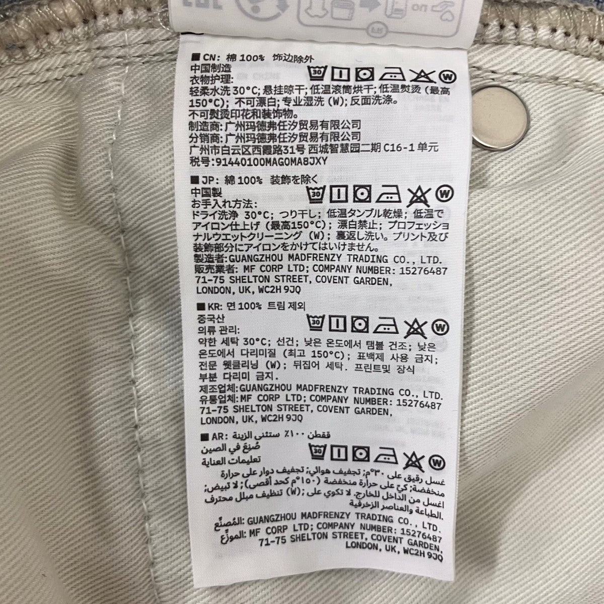 BOOTCUT Jeansユーズド加工フレアデニムパンツ