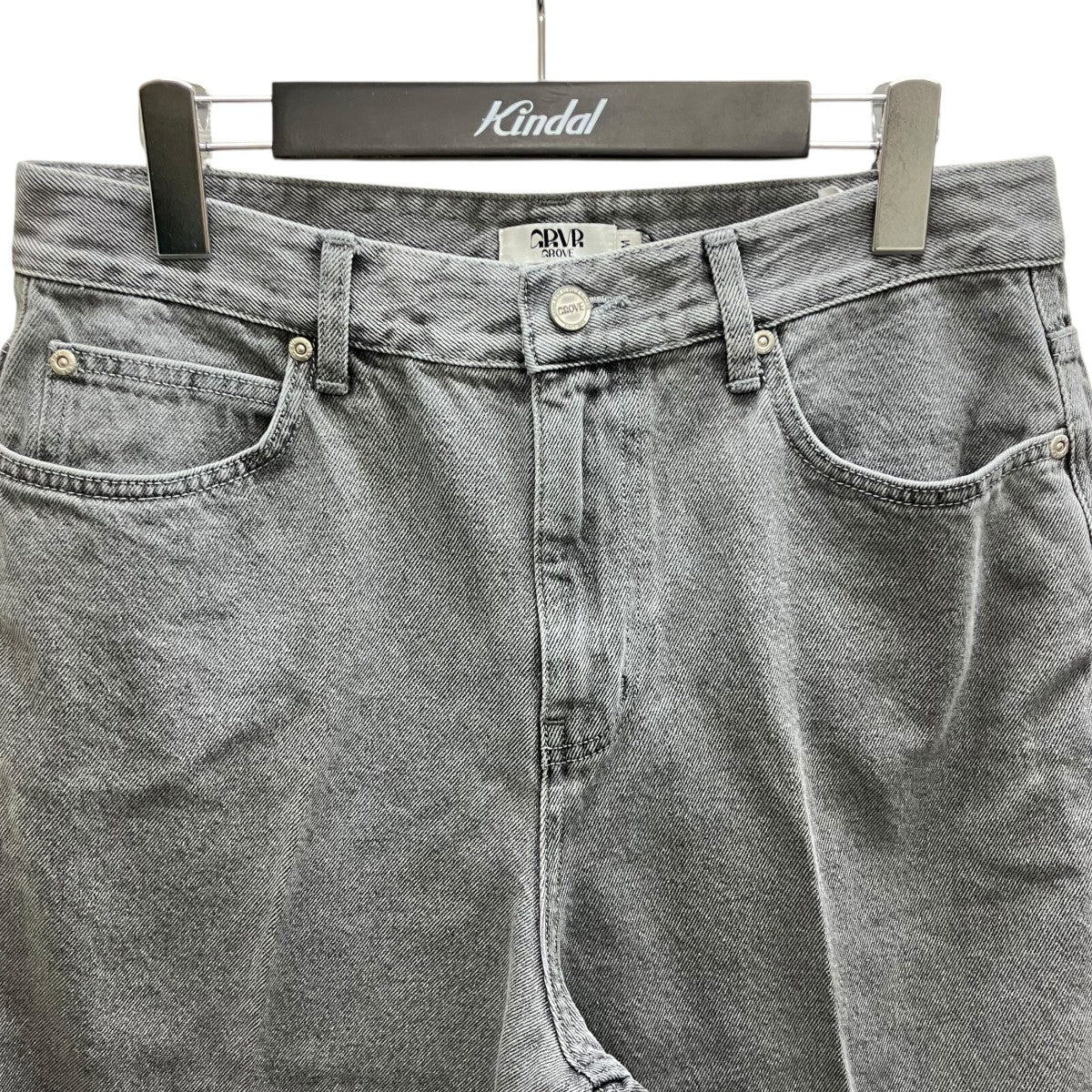 センタープレスデニムパンツ