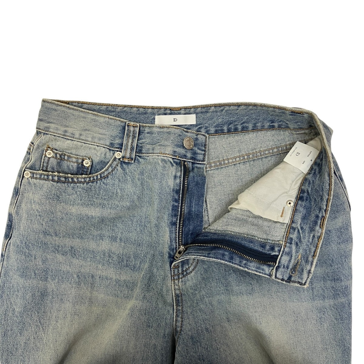 ウォッシュドワイドデニムパンツ