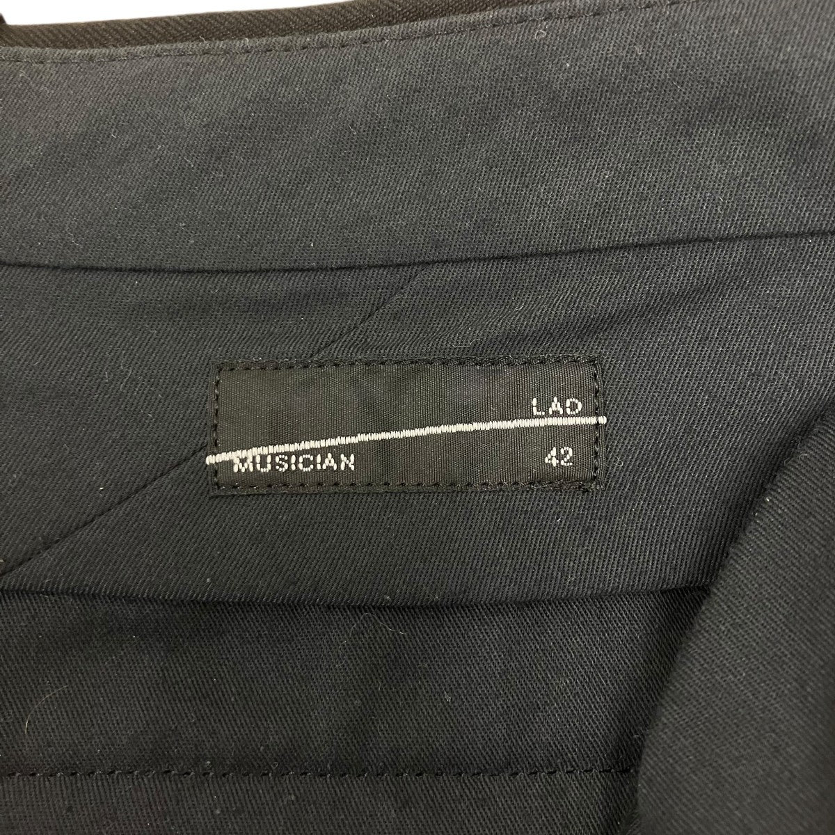 24SS WOOL GABARDINE WIDE SLACKS ウールワイドフレアパンツ
