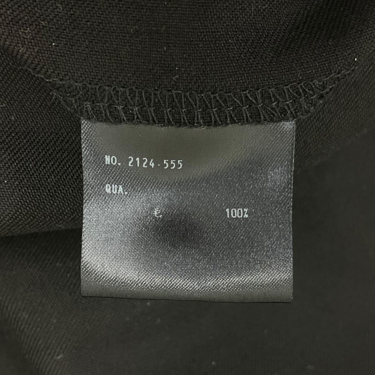 24SS WOOL GABARDINE WIDE SLACKS ウールワイドフレアパンツ