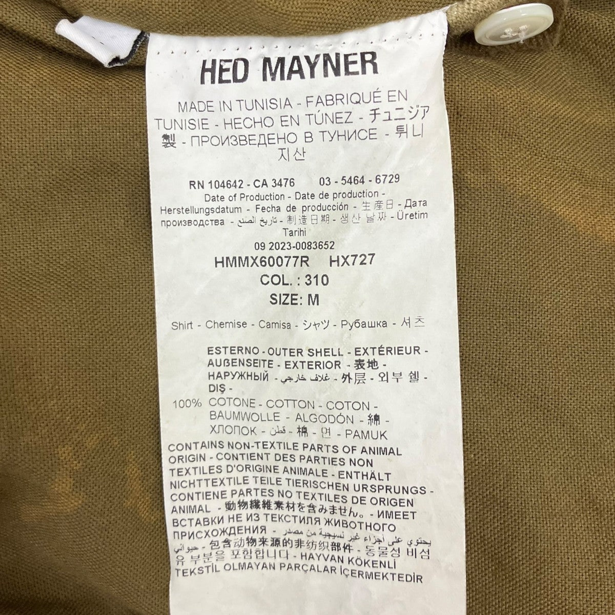 Hed Mayner 長袖シャツ 古着・中古-5枚目のアイテム画像