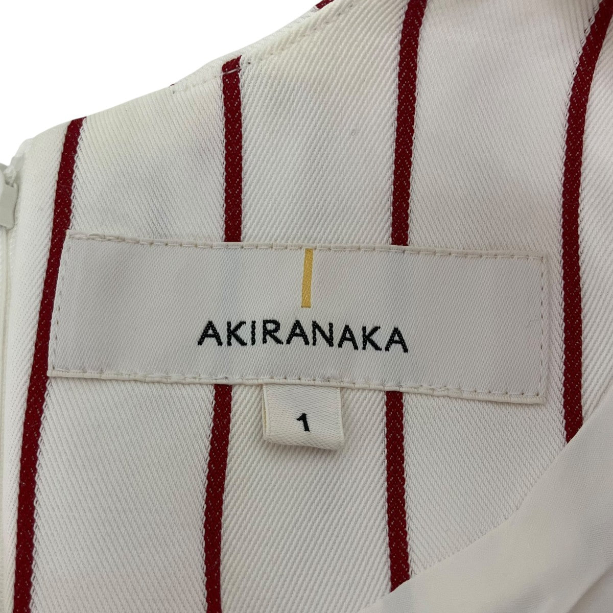 AKIRA NAKA ピンストライプノースリーブワンピース 古着・中古-5枚目のアイテム画像