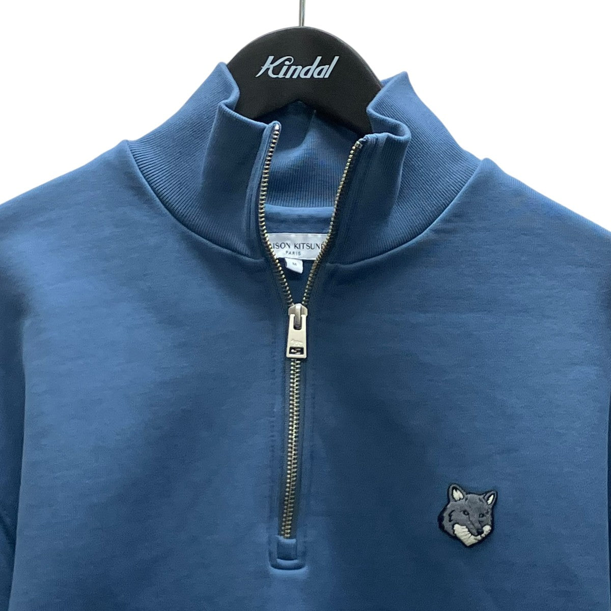 MAISON KITSUNE ハーフジップスウェット 古着・中古-2枚目のアイテム画像