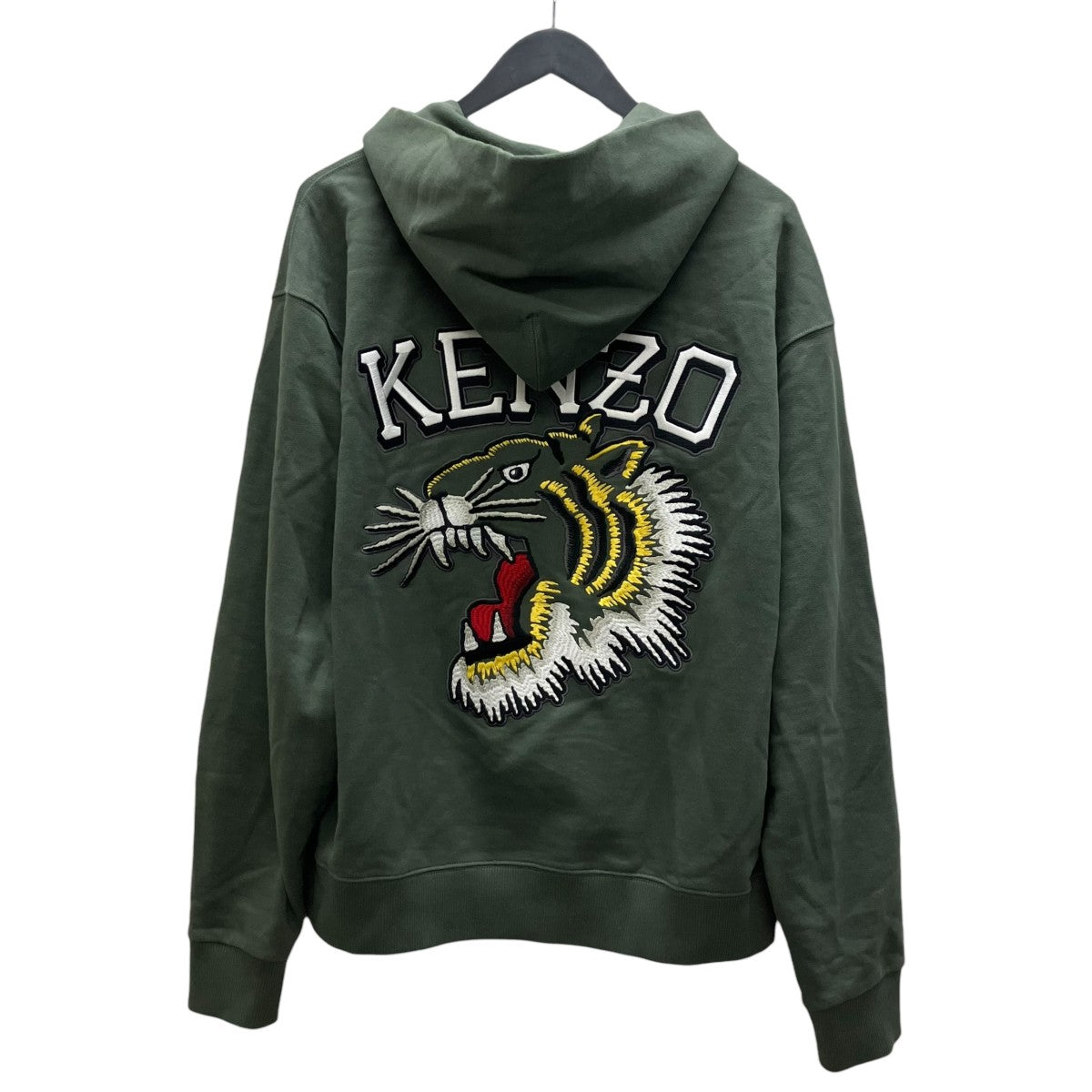 KENZO(ケンゾー) 刺繍パーカー FD65SW1494MF グリーン サイズ L