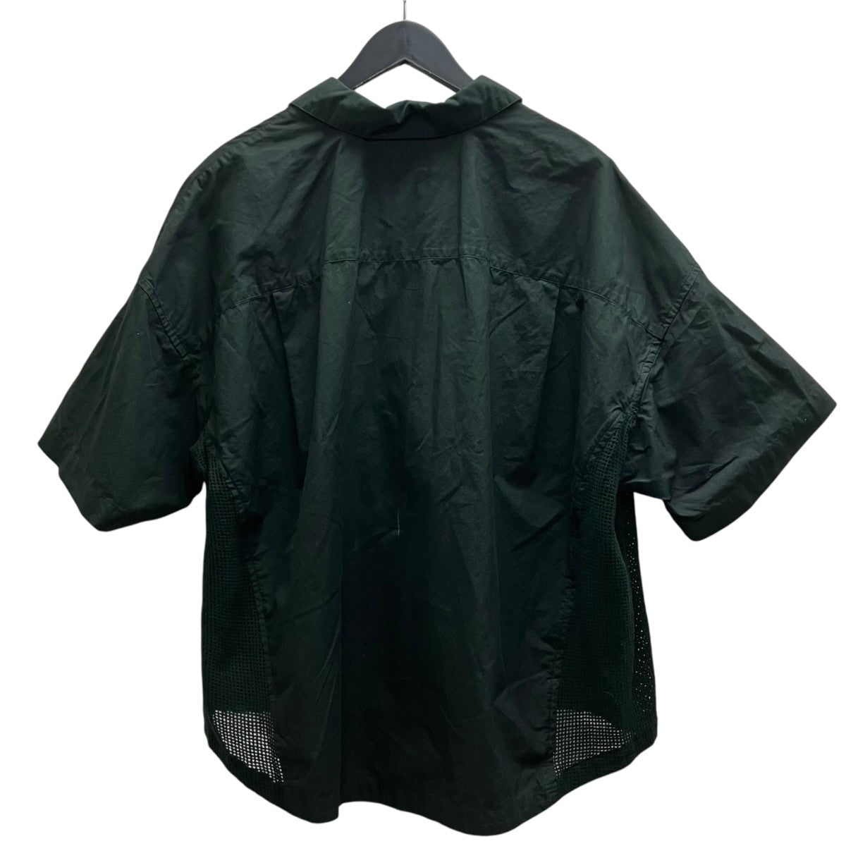 GARMENT DYED MESH PANEL SHIRT MYK SH 半袖シャツ