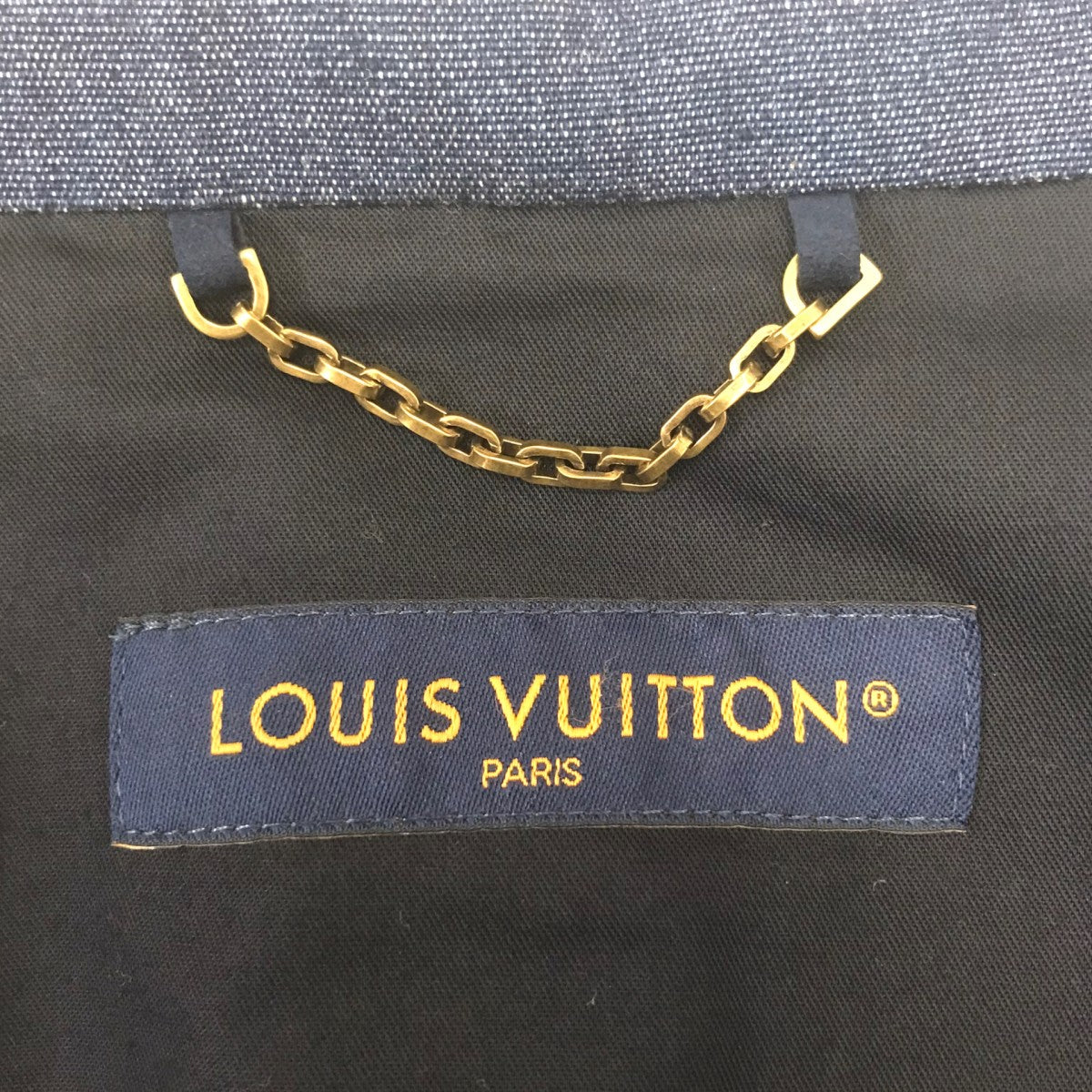 LVブラゾンエンベリッシュドデニムパジャマシャツ