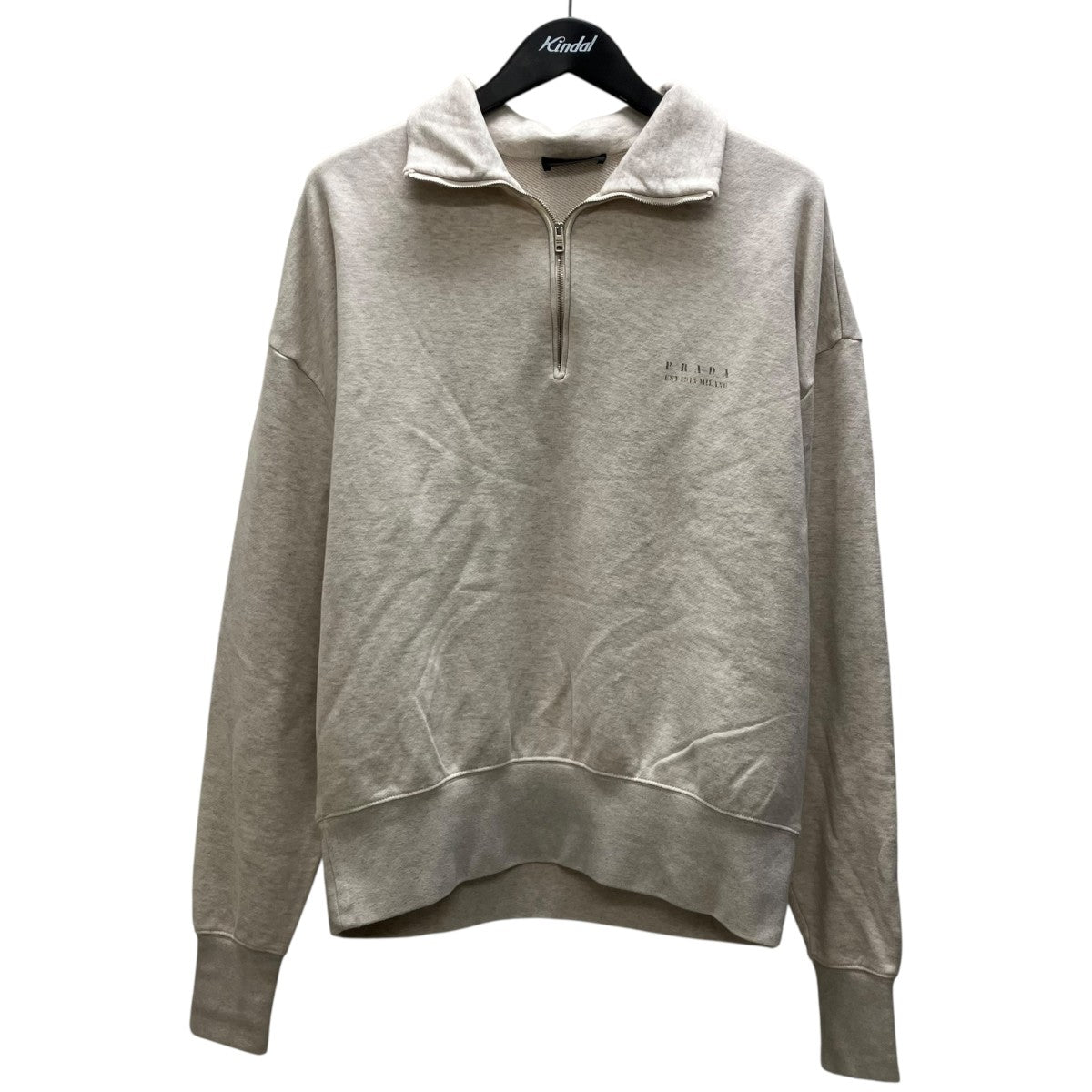 PRADA ハーフジップスウェット 古着・中古-1枚目のアイテム画像