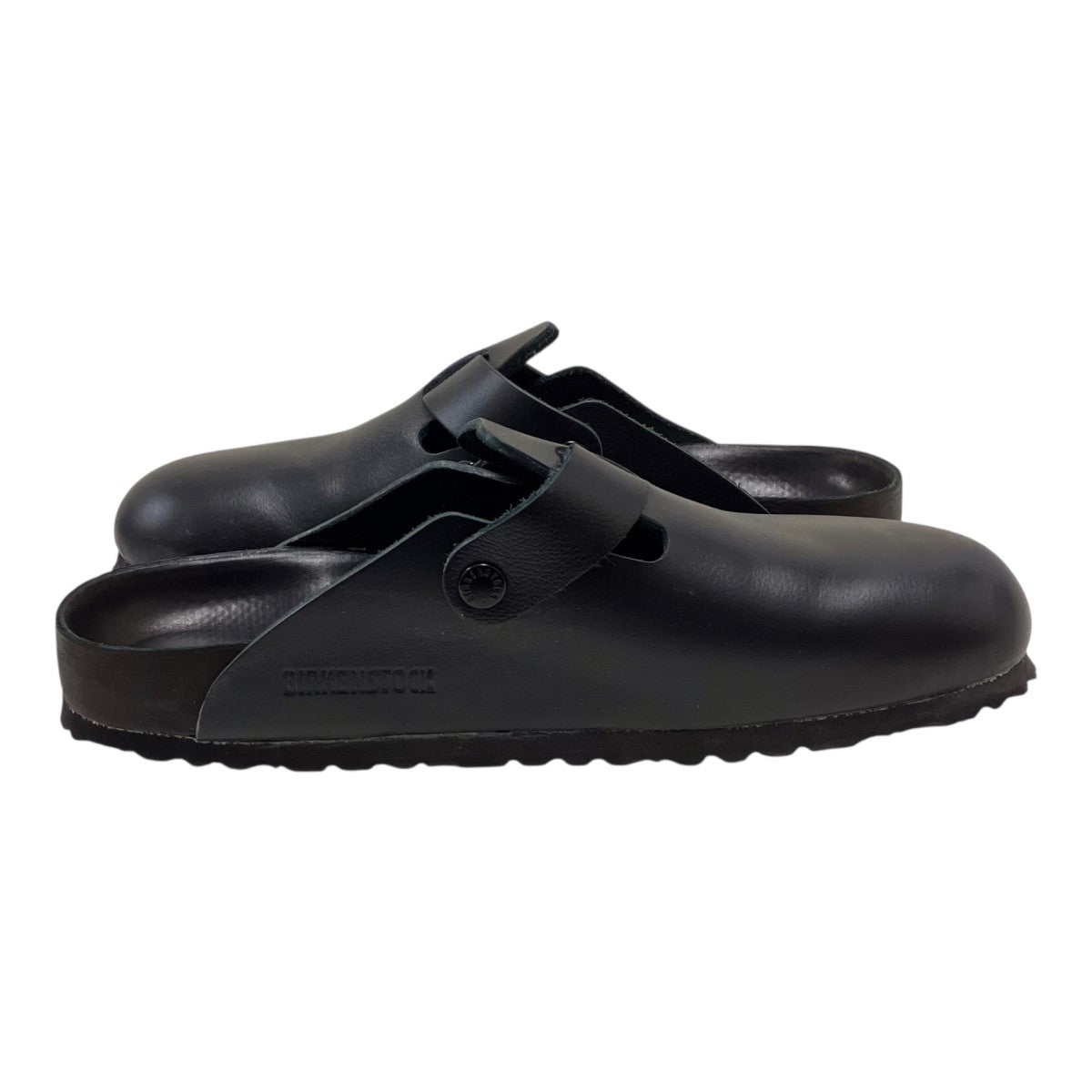 【BOSTON EXQUISITE BLACK】 レザーサンダル