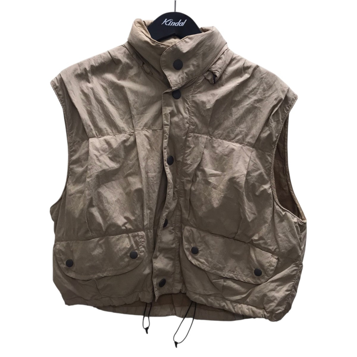 CROPPED EXHALE PUFFA VEST