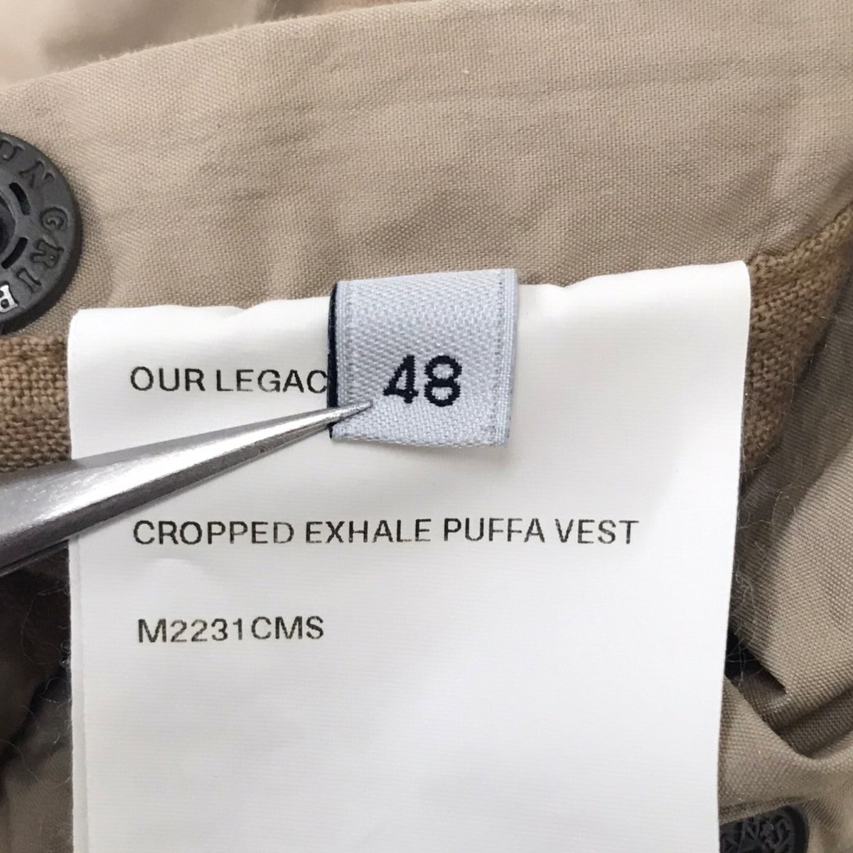 CROPPED EXHALE PUFFA VEST