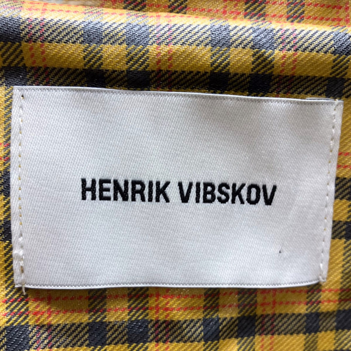 Henrik Vibskov(ヘンリックヴィブスコブ) 変形ジャケット イエロー