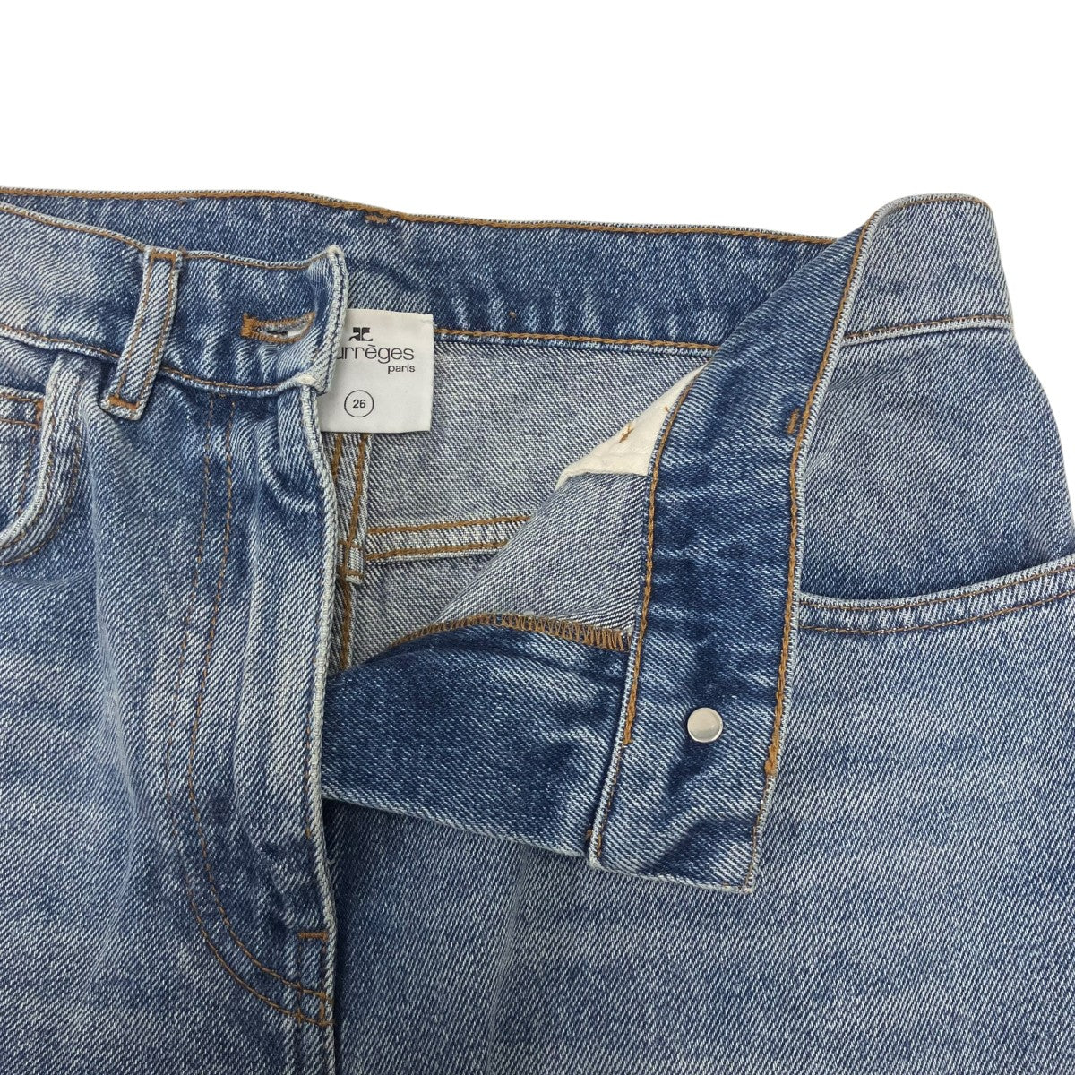 courreges デニムパンツ 古着・中古-4枚目のアイテム画像