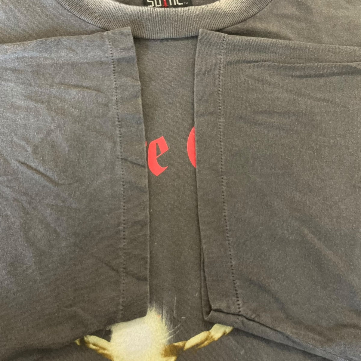 SAINT MICHAEL COMPLETE CONTRL KK SS TEE ヴィンテージ加工Tシャツ 古着・中古-4枚目のアイテム画像
