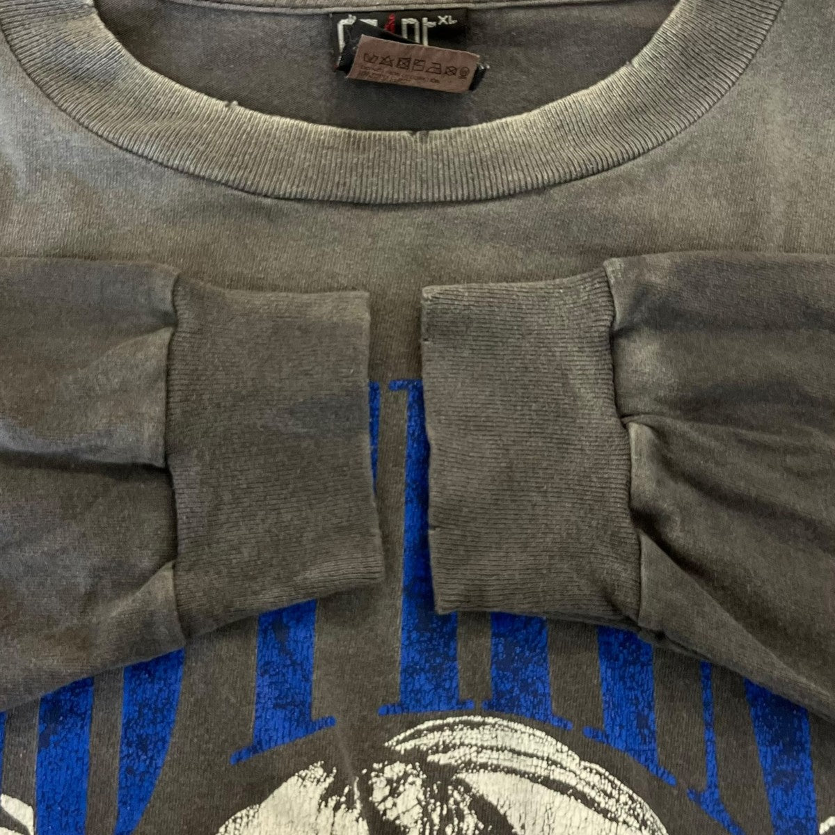 SAINT MICHAEL KK LS TEE NOTHING IMP ヴィンテージ加工ロングスリーブTシャツ 古着・中古-4枚目のアイテム画像