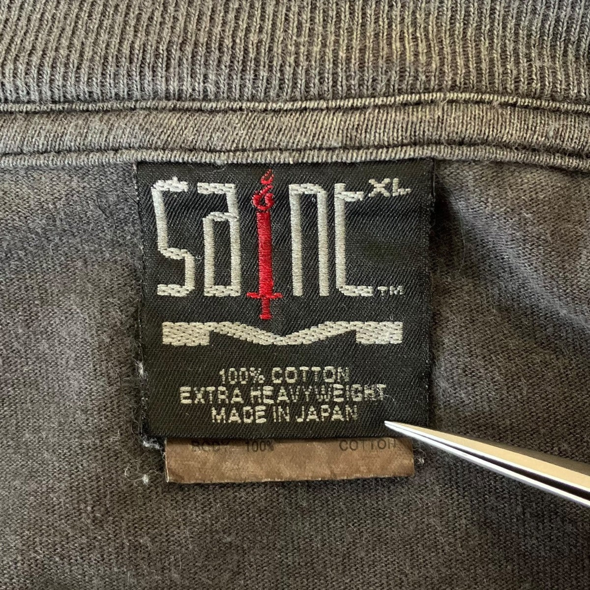 SAINT MICHAEL KK LS TEE NOTHING IMP ヴィンテージ加工ロングスリーブTシャツ 古着・中古-5枚目のアイテム画像