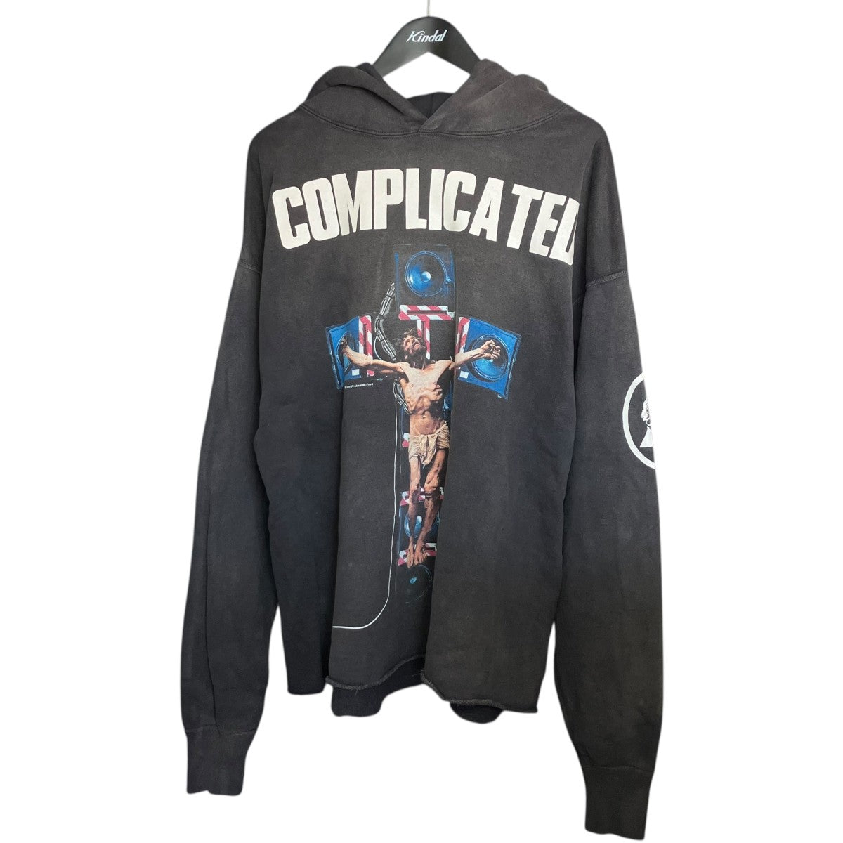 SAINT MICHAEL KK HOODIE COMPLICATED プルオーバーパーカー 古着・中古-1枚目のアイテム画像