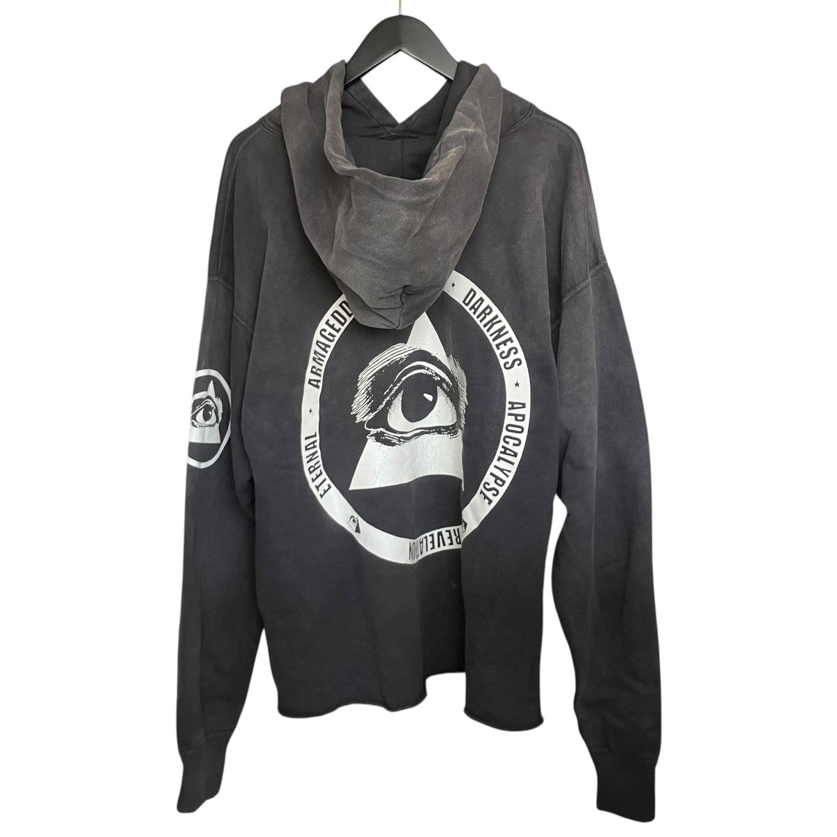 SAINT MICHAEL KK HOODIE COMPLICATED プルオーバーパーカー 古着・中古-2枚目のアイテム画像