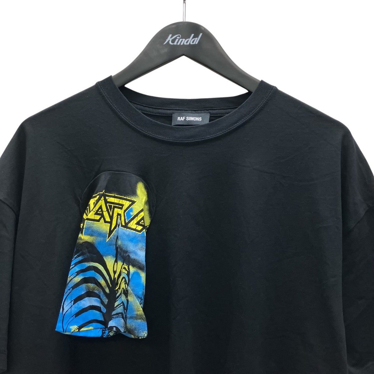 RAF SIMONS オーバーサイズプリンテッドホールズTシャツ 古着・中古-3枚目のアイテム画像
