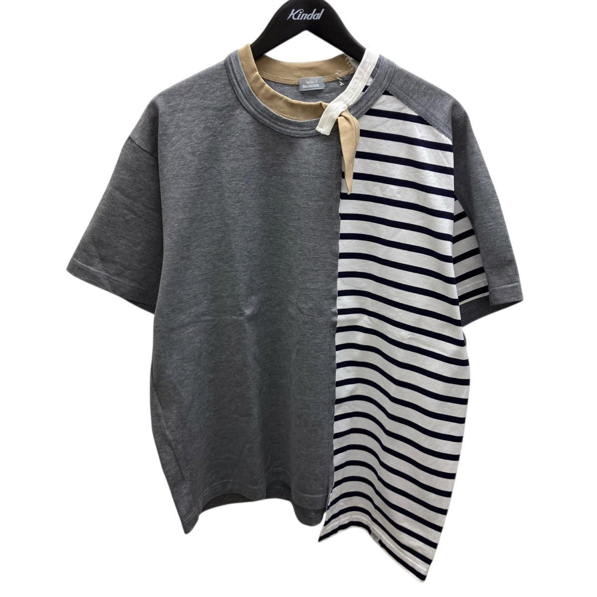ボーダー切替Ｔシャツ