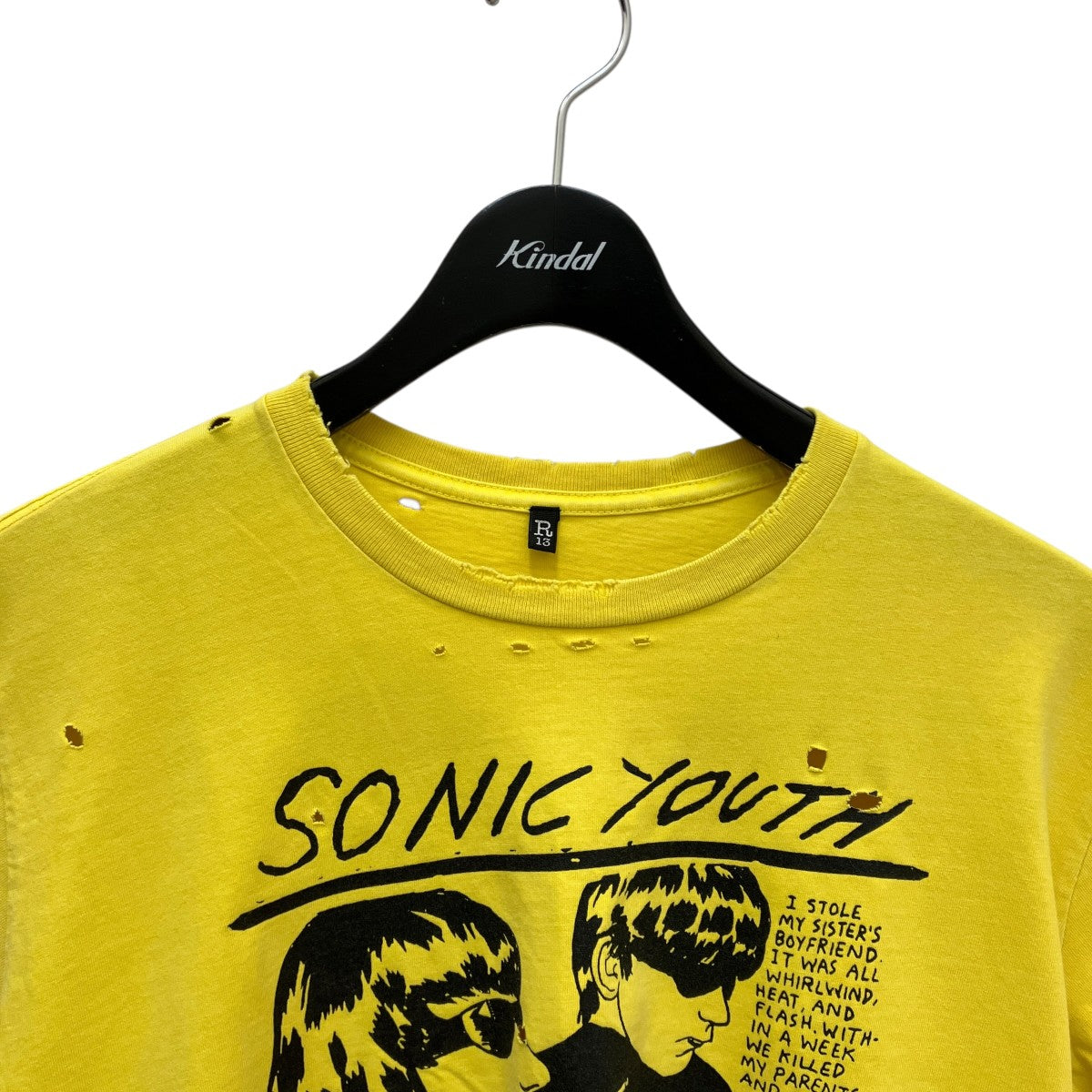 ダメージ加工TシャツR13W3853-31