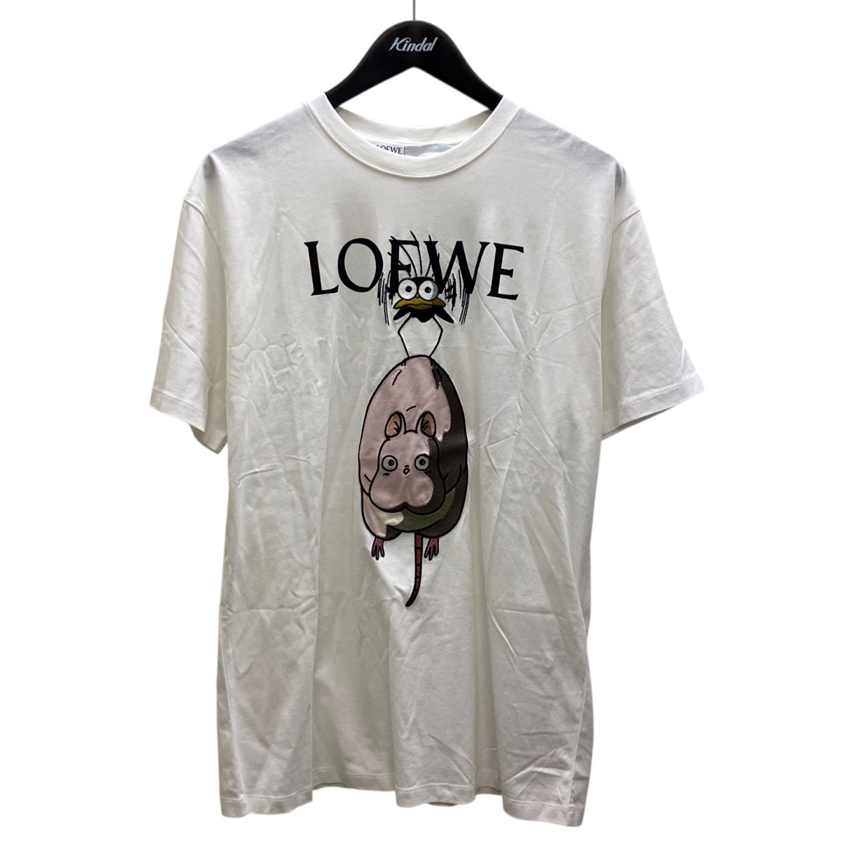 Spirited Away Bo Mouse Yu-bird T-shirt In Cotton White Multicolor 千と千尋の神隠し 坊ネズミ 湯バード Tシャツ