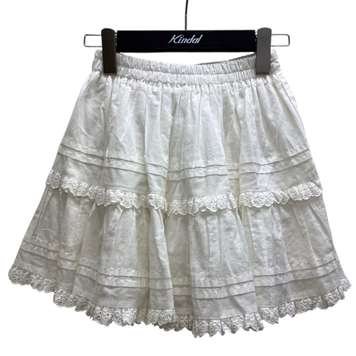 cotton lace skirt the virginsフリルミニスカート
