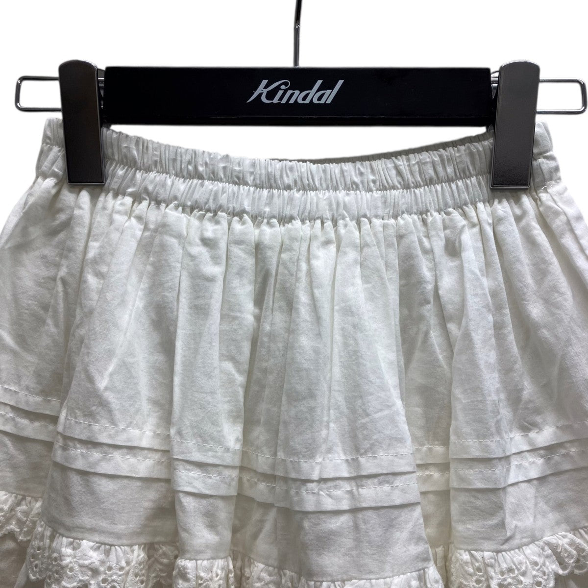 cotton lace skirt the virginsフリルミニスカート