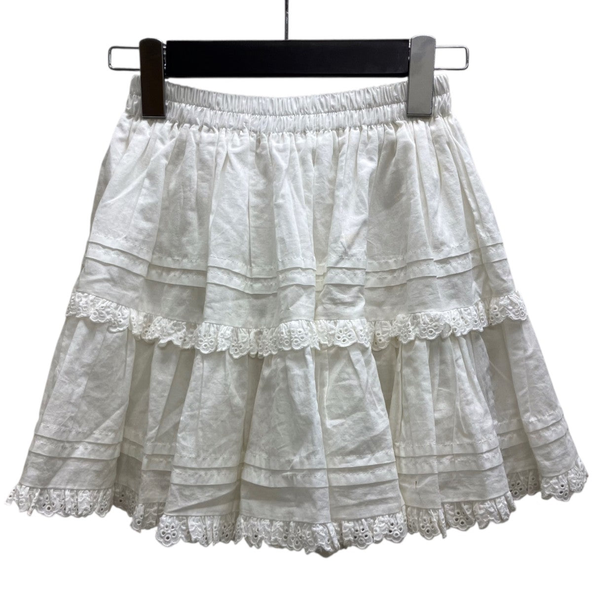 cotton lace skirt the virginsフリルミニスカート