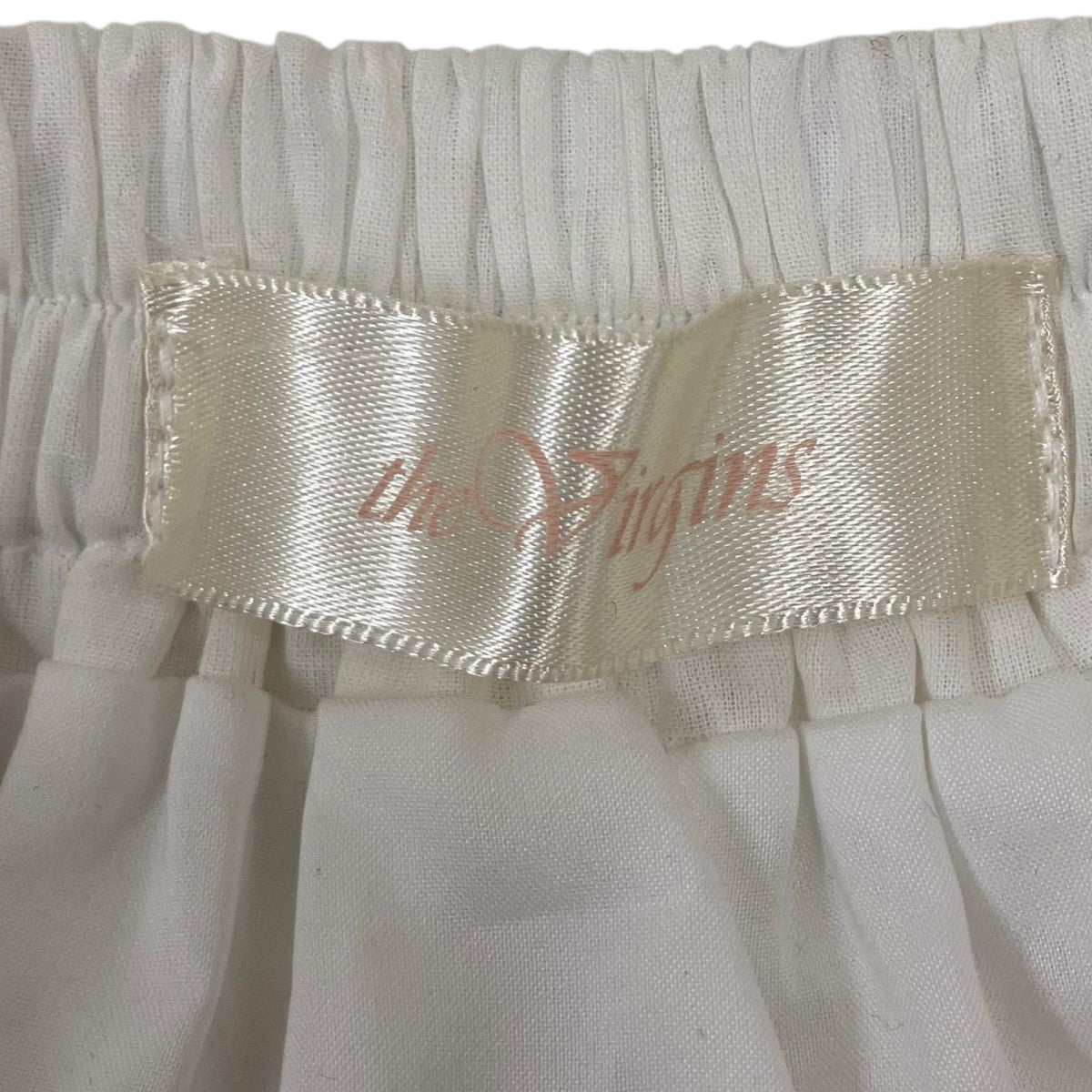 cotton lace skirt the virginsフリルミニスカート