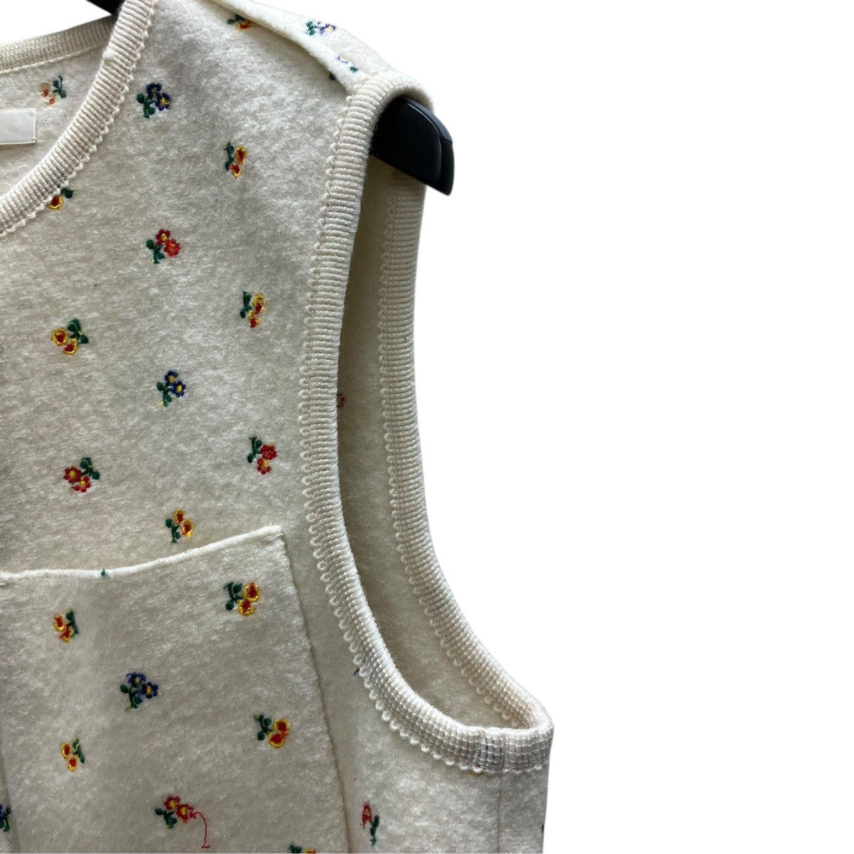RIER WALKER GILET FLOWER ウールベスト