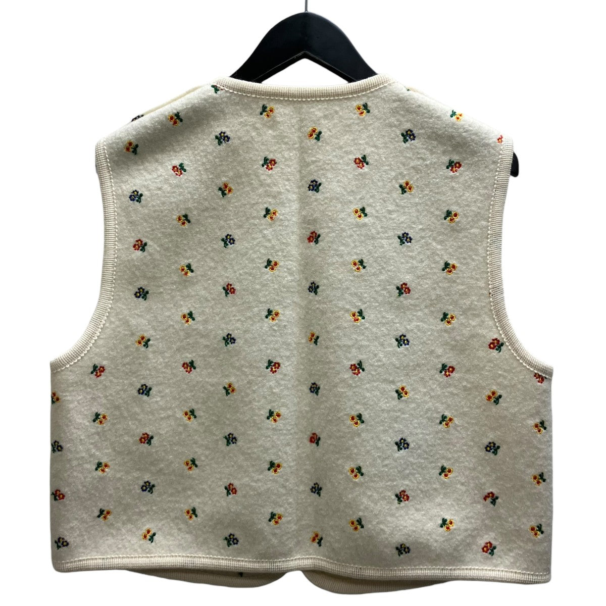 RIER WALKER GILET FLOWER ウールベスト