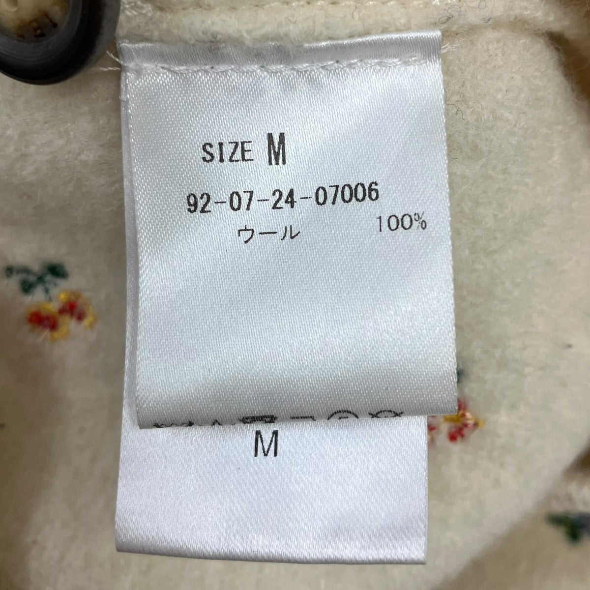 RIER WALKER GILET FLOWER ウールベスト