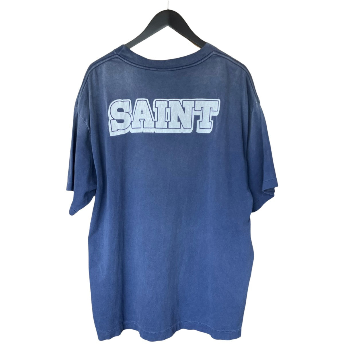 SAINT MICHAEL×Disney SS TEE BONJOUR NAVY プリントTシャツ 古着・中古-2枚目のアイテム画像