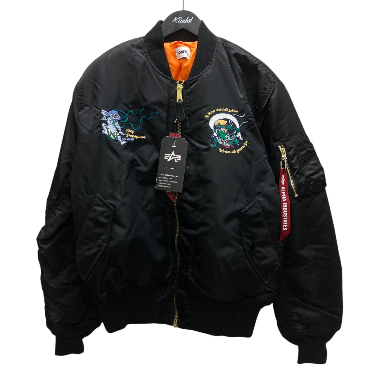 OBEY 25AW WELCOME TO JAPAN 2026 リバーシブルジャケット 古着・中古-1枚目のアイテム画像