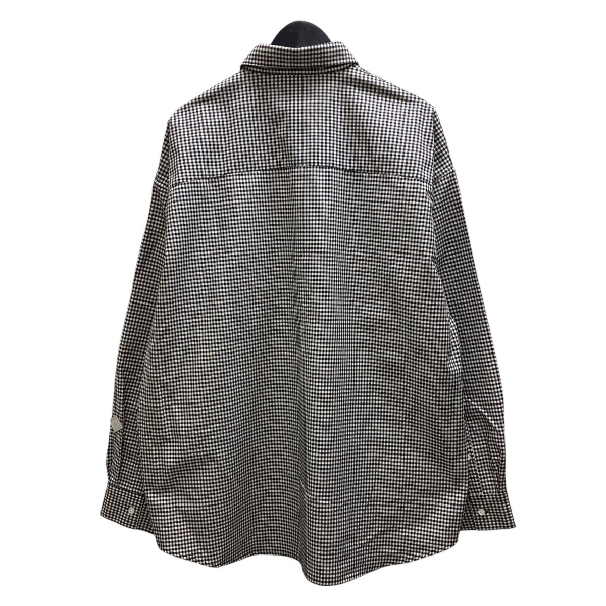 ROUND NECK OXFORD SHIRT ギンガムチェックシャツ