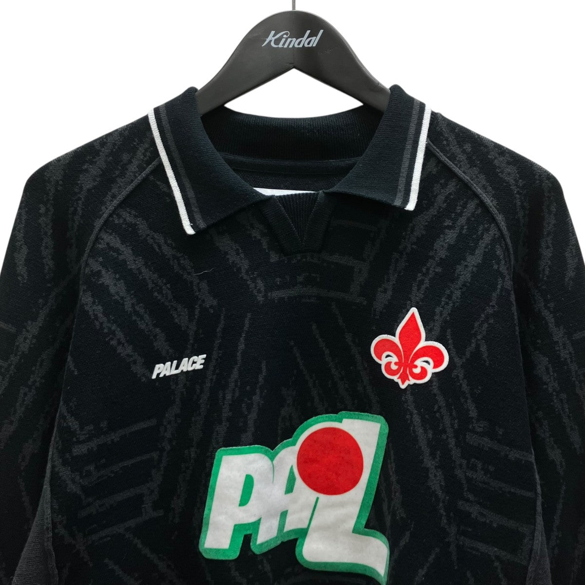 PALACE(パレス) 26SSVIOLA KNITニットポロシャツ ブラック サイズ XL