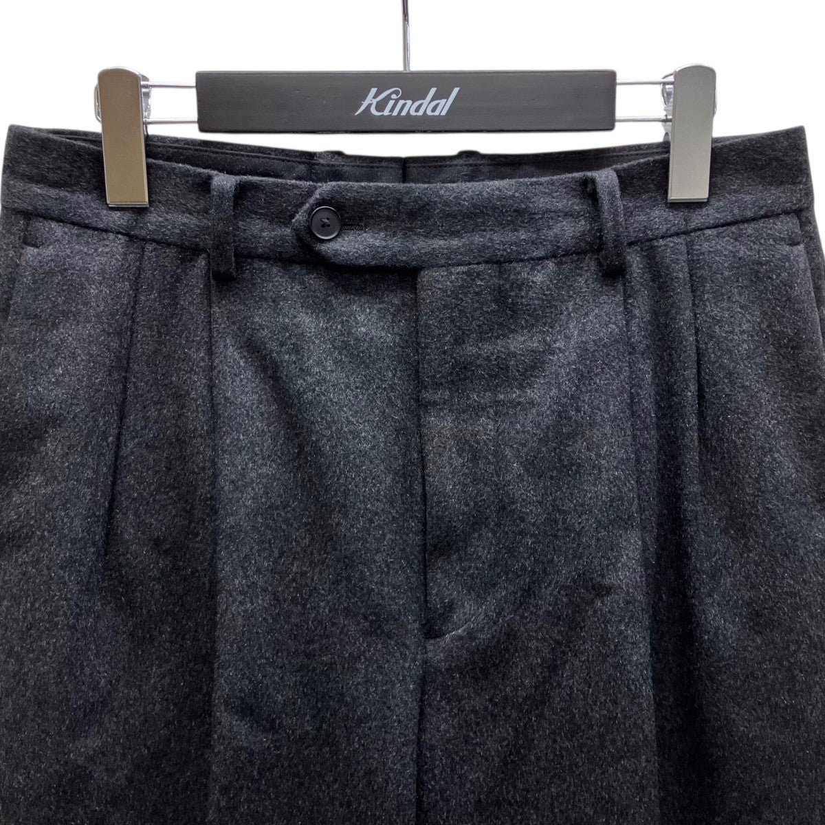 CASHMERE MOLESKIN TWOTUCK SLACKS カシミヤパンツ