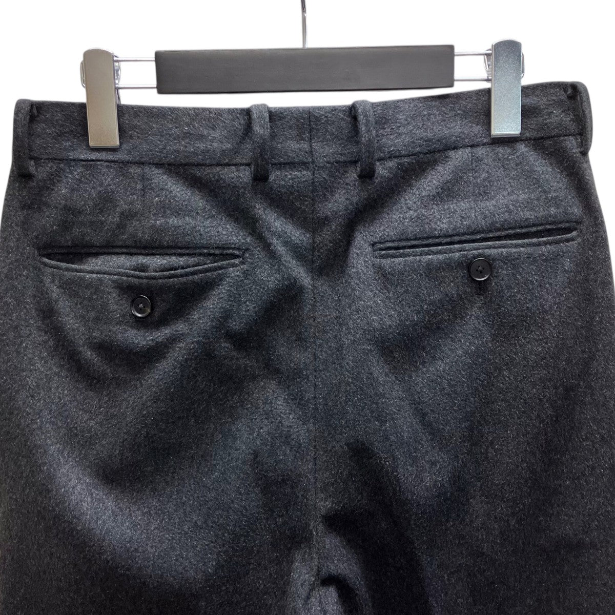 CASHMERE MOLESKIN TWOTUCK SLACKS カシミヤパンツ