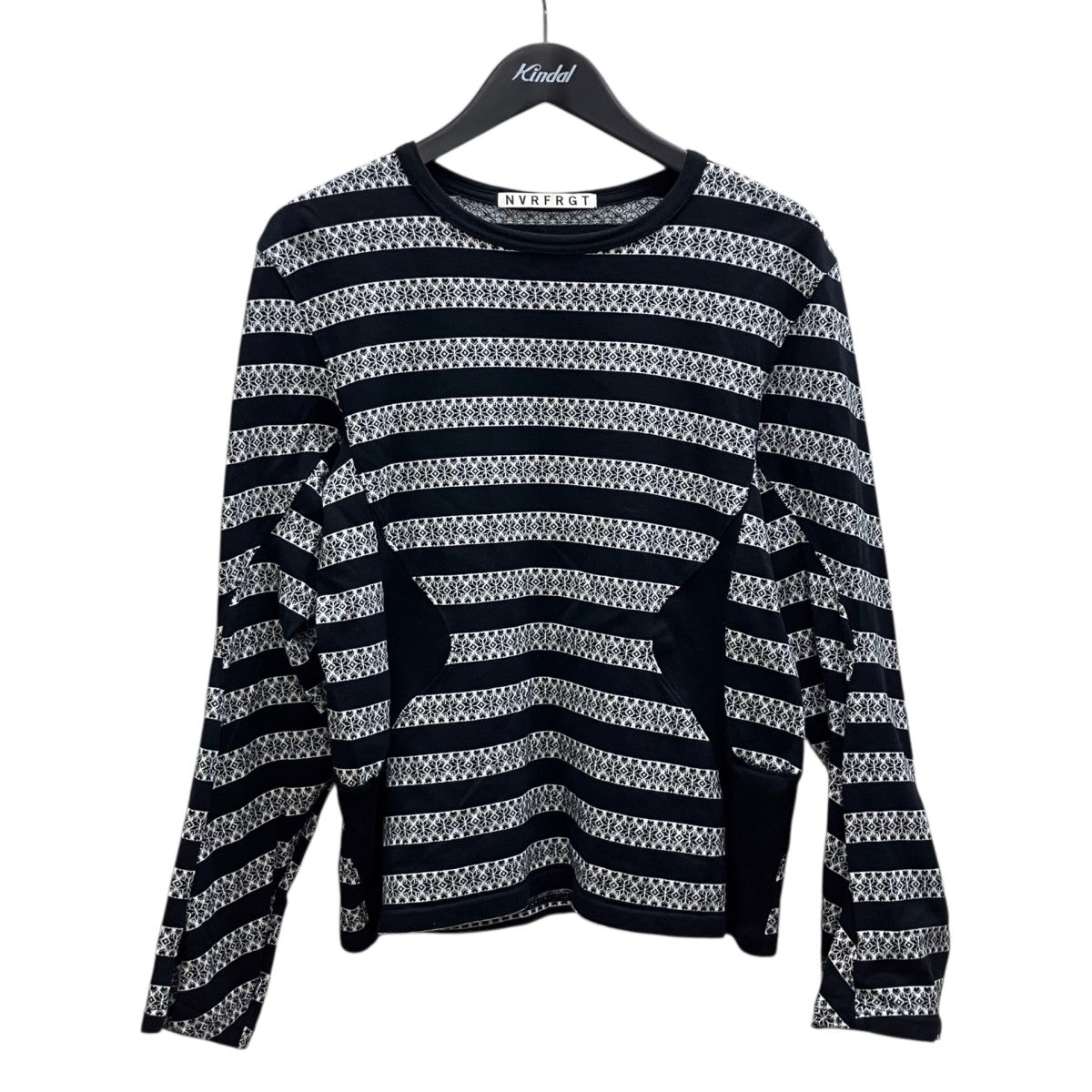 NORDIC PATTERN JACQUARD LONG SLEEVE T-SHIRT 長袖Tシャツ