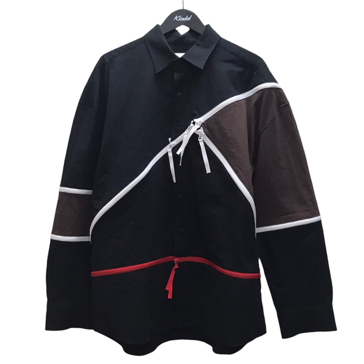 yoshio kubo ZIP LINE L S SHIRT ジップラインシャツ 古着・中古-1枚目のアイテム画像
