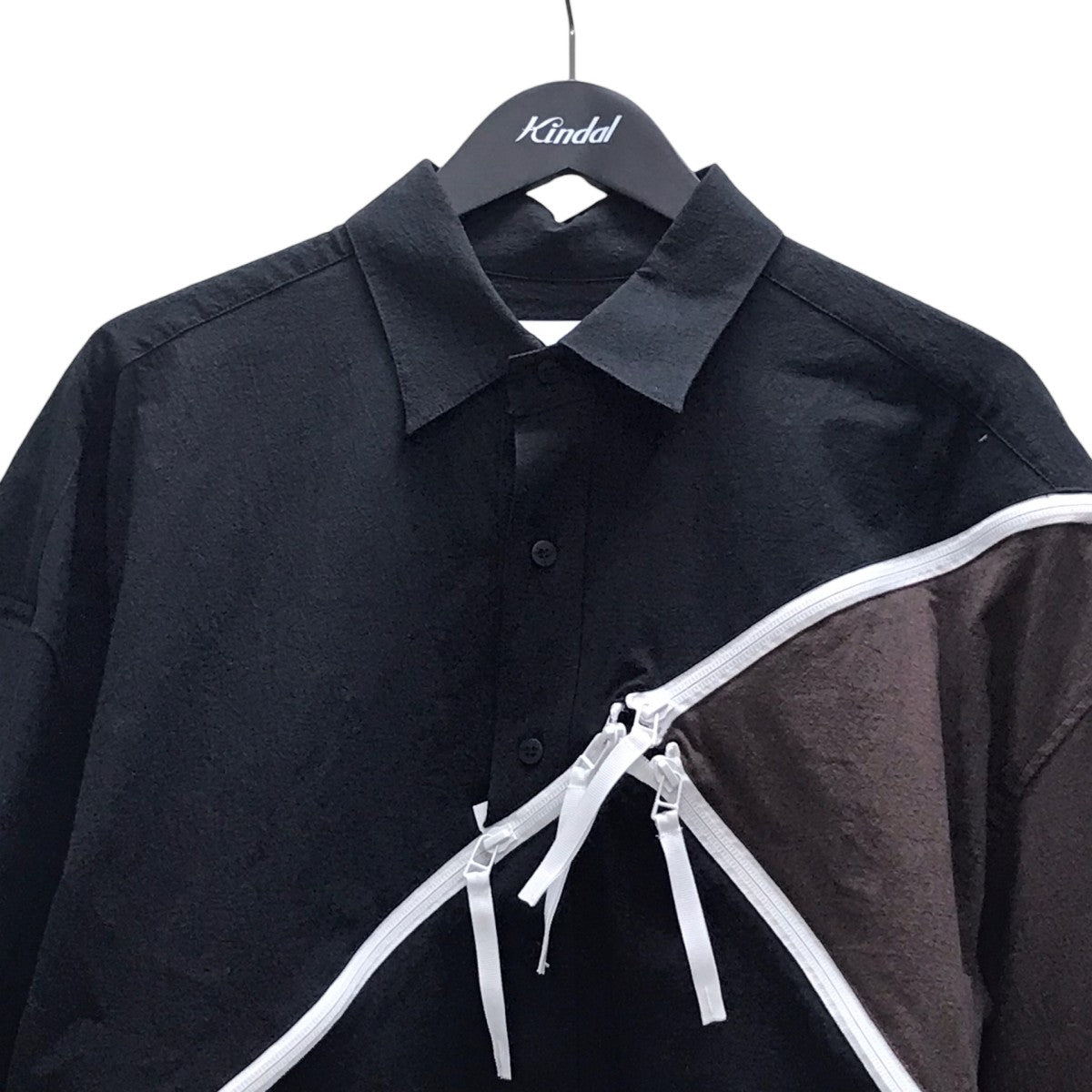 yoshio kubo ZIP LINE L S SHIRT ジップラインシャツ 古着・中古-3枚目のアイテム画像