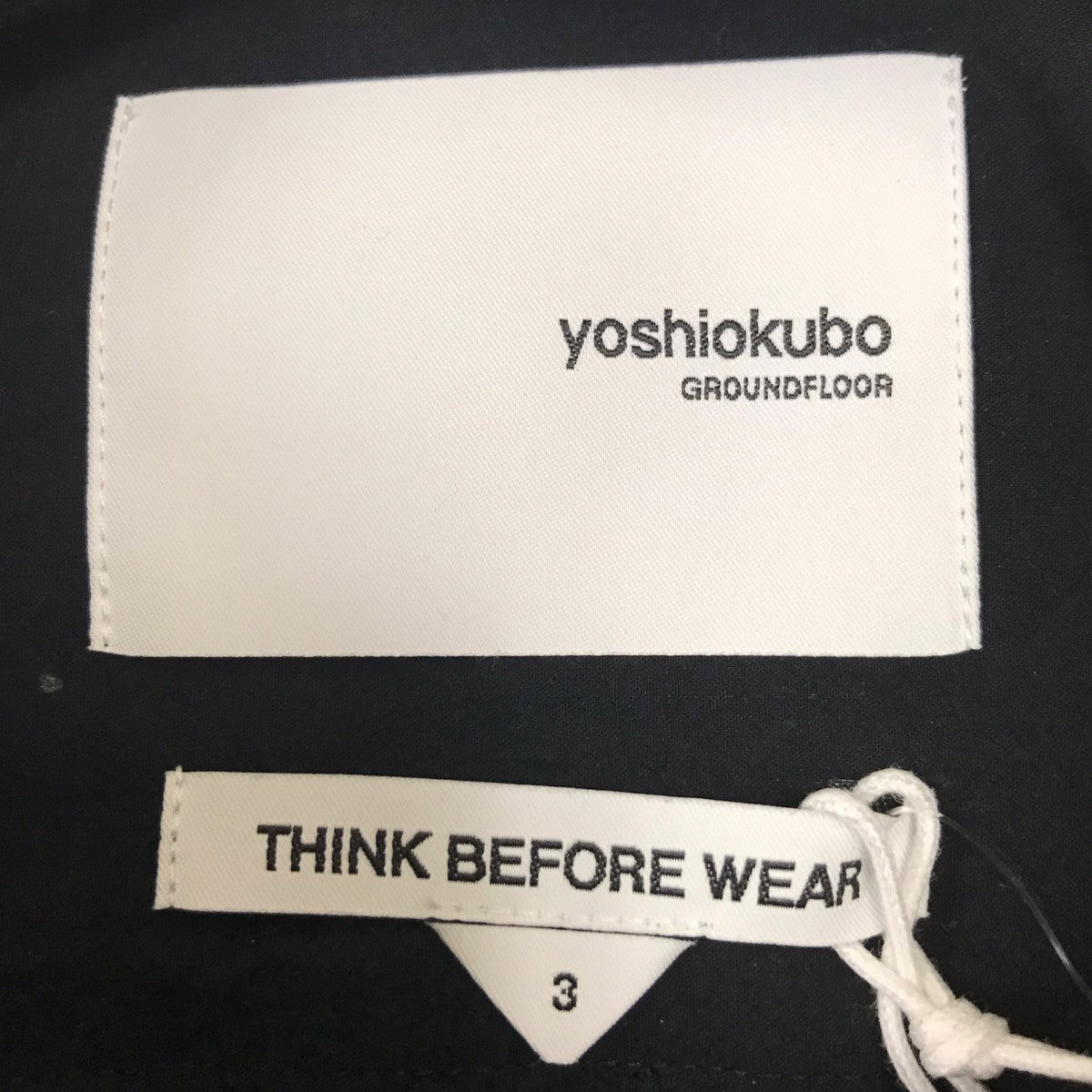 yoshio kubo ZIP LINE L S SHIRT ジップラインシャツ 古着・中古-5枚目のアイテム画像