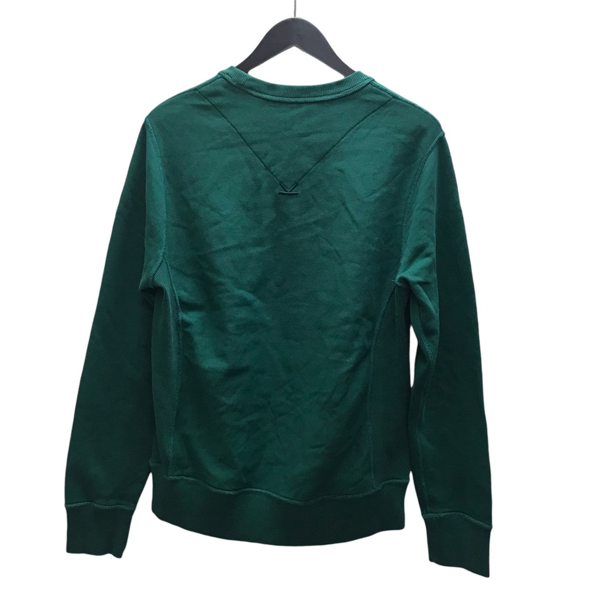 Love Large Eye Embroidered Pattern Pure Cotton Round Neck Pullover クルーネックスウェット