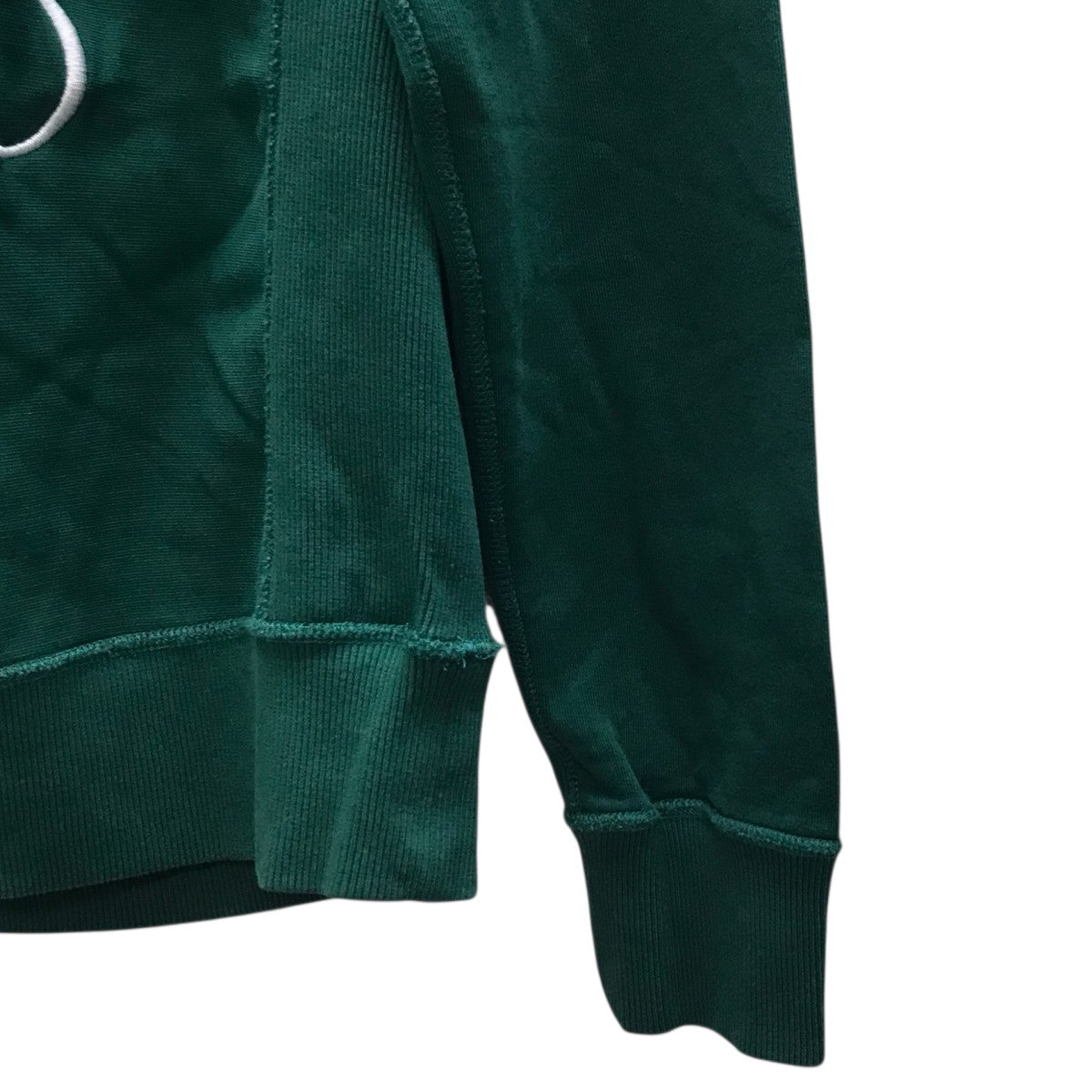 Love Large Eye Embroidered Pattern Pure Cotton Round Neck Pullover クルーネックスウェット