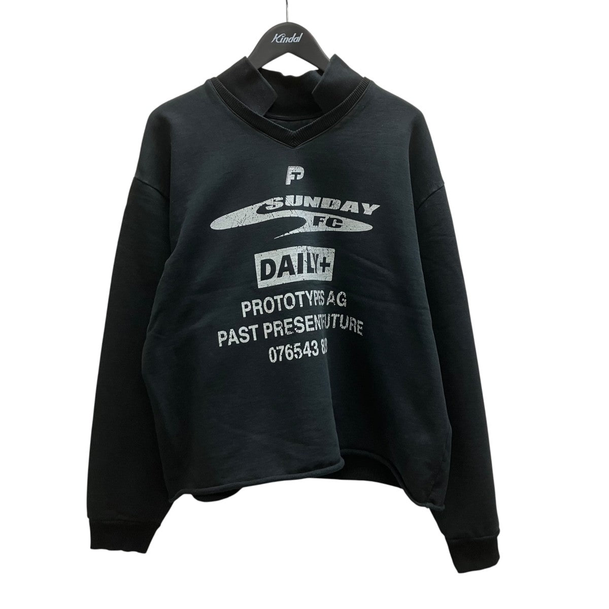 WRAPPED POLO LONGSLEEVEロゴスウェット