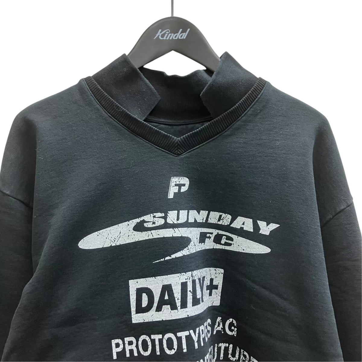 WRAPPED POLO LONGSLEEVEロゴスウェット