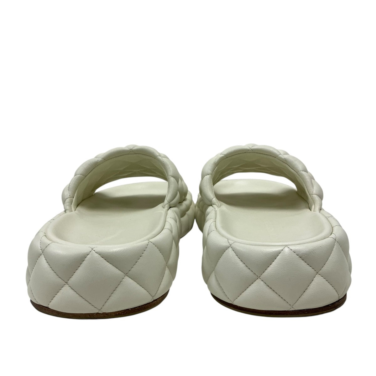 BOTTEGA VENETA(ボッテガヴェネタ) レザーサンダル アイボリー サイズ