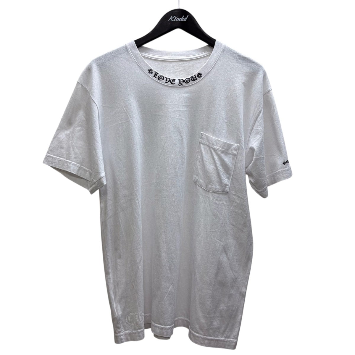 Chrome Hearts半袖Tシャツ CHROME HEARTS(クロムハーツ) 半袖Tシャツ ホワイト×ブラック サイズ L